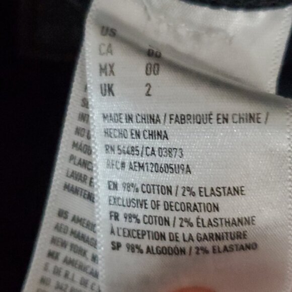 AEO- Hi-Rise Festival Fringe Shorts-Rare- NWT- Size 00 - Picture 13 of 15